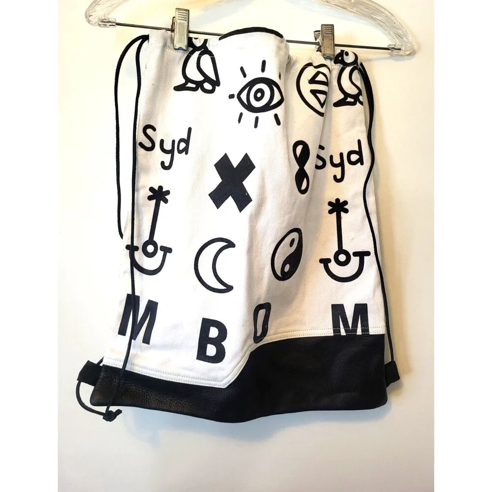 Graphic SYD Photo/Genics Merch Unisex Streetwear Drawstring Backpack Tote Bag